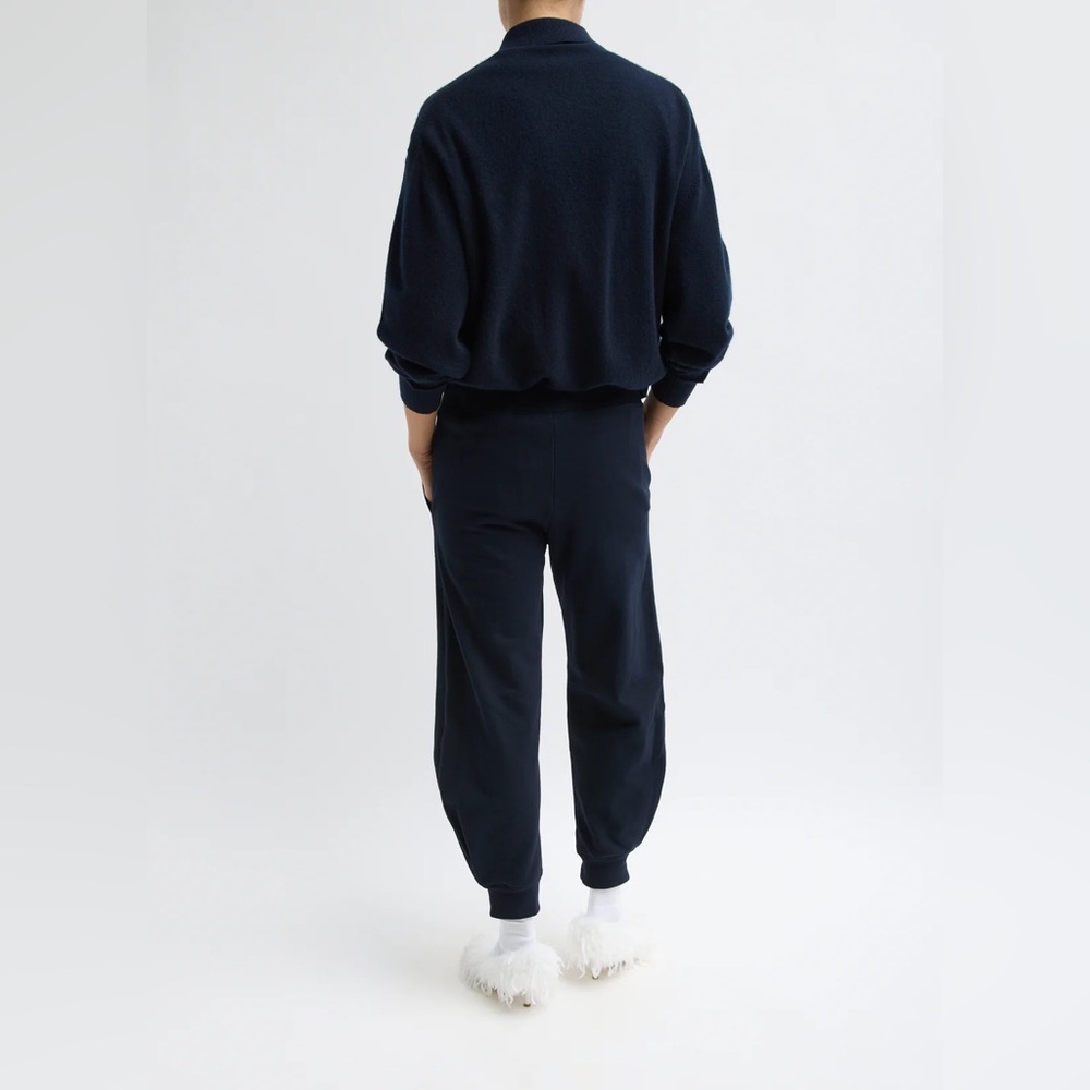 Tibi Calder Sweatpants, Navy - Picture 4 of 4